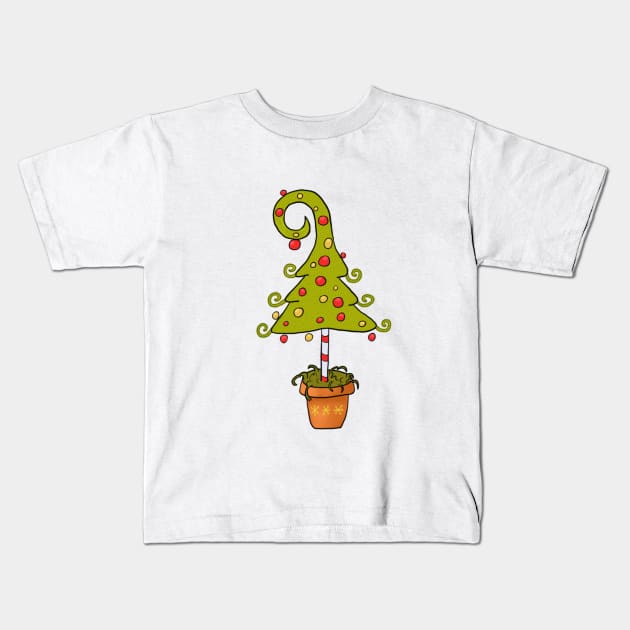 Elfenweihnachtsbaum Kids T-Shirt by Blumchen